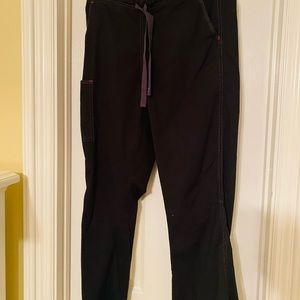 Wonder Wink Black Scrub Pants L